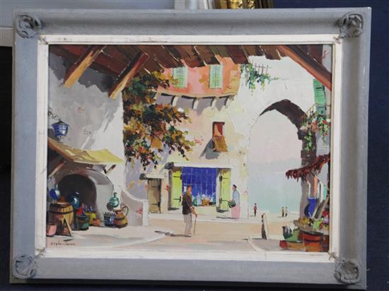 § Cecil Rochfort DOyly John (1906-1993) Grasse near Cannes 17.5 x 23in.